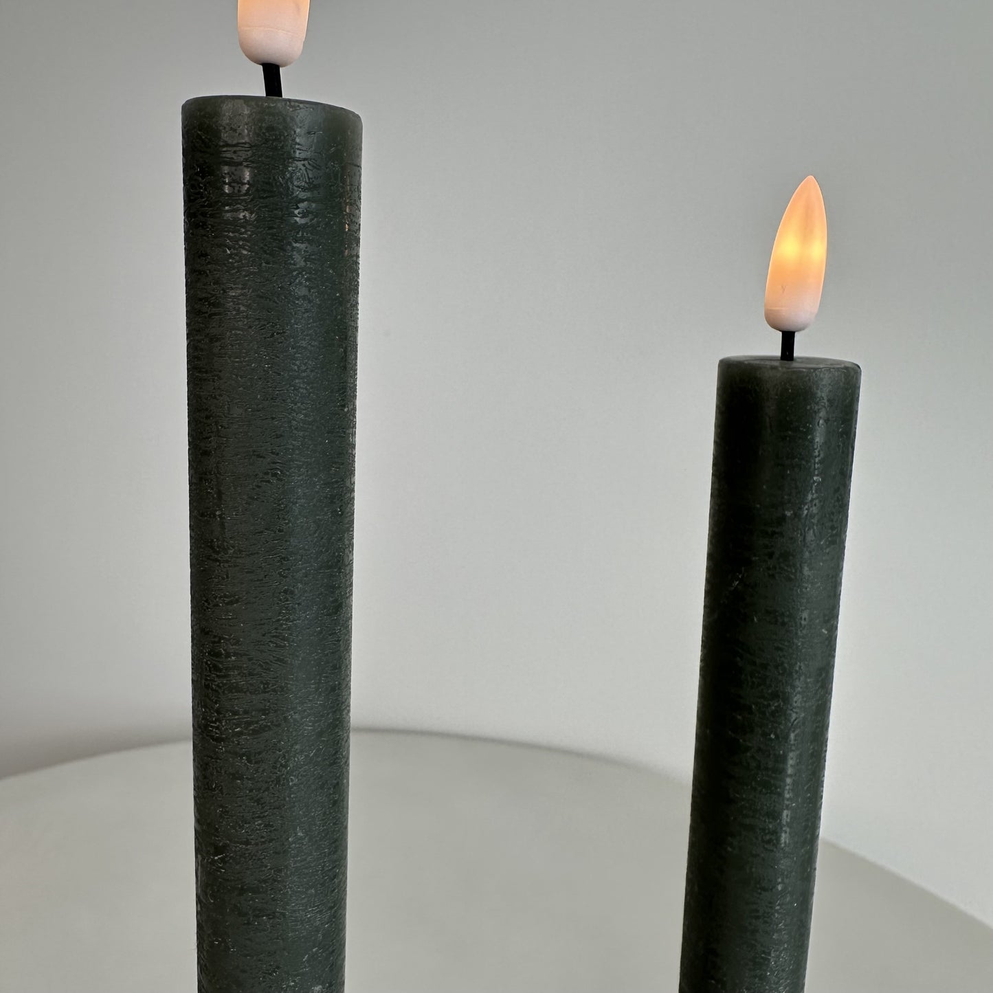 LED Stagelys Grøn H22 cm - 2 stk