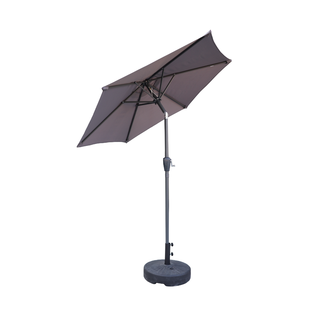 Madrid Parasol Ø2 Meter m/ Tilt, Grå nr. 120