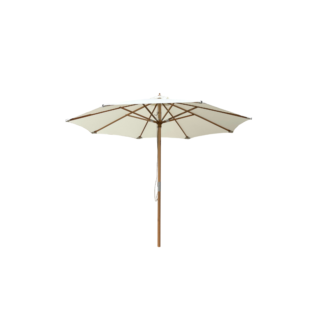 Nice Parasol i Bøg, 2-delt Ø3 Meter - Natur nr. 2