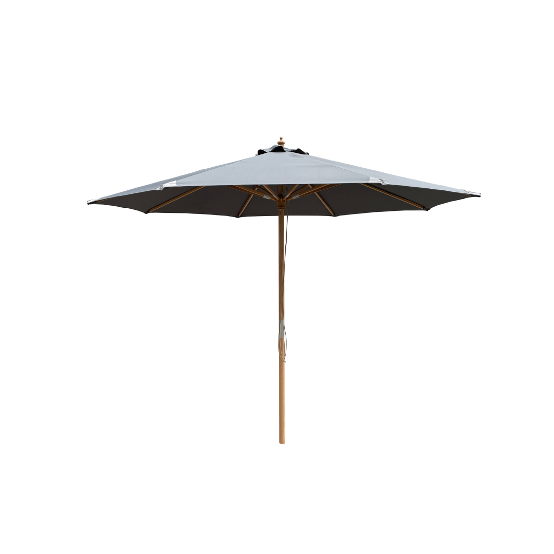 Nice Parasol i Bøg, 2-delt Ø3 Meter - Grå nr. 89