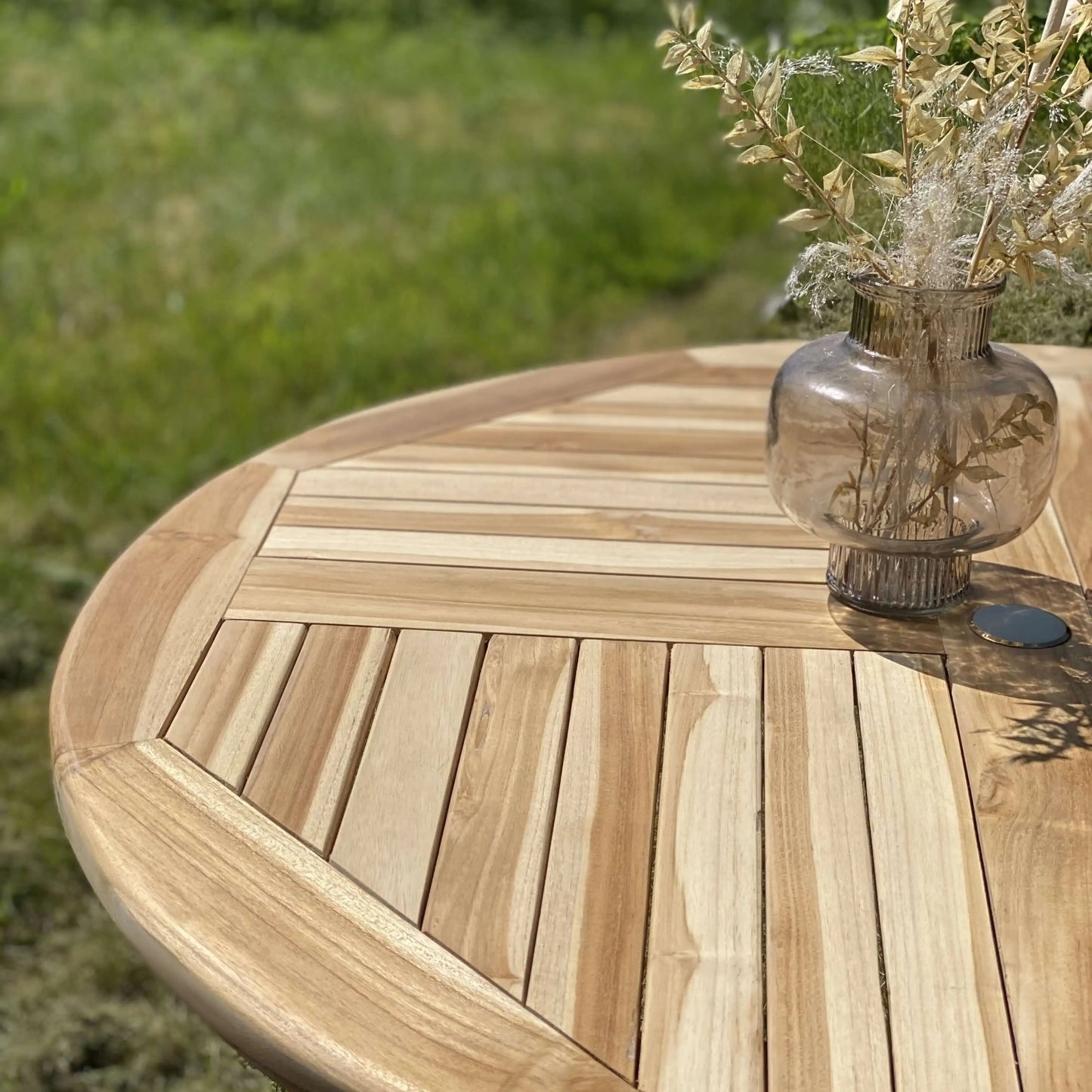 Foldebord Teak - Ø90