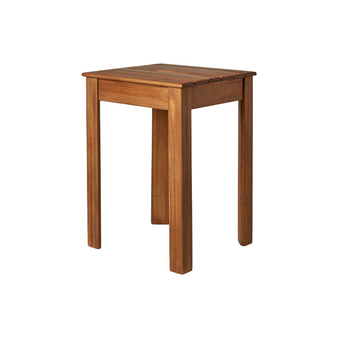 Stabelbar Skammel i Akacietræ - H46 cm