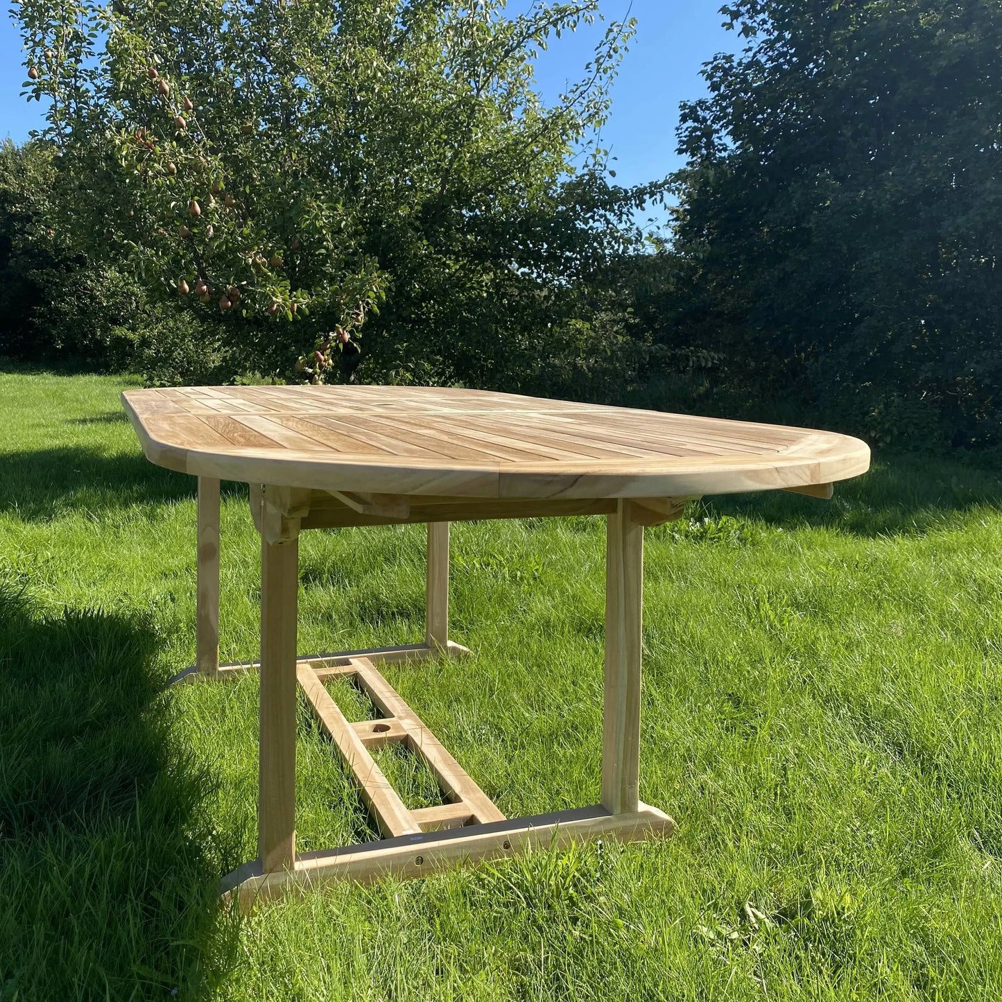 Udtræksbord Teak - 100x180/240 cm