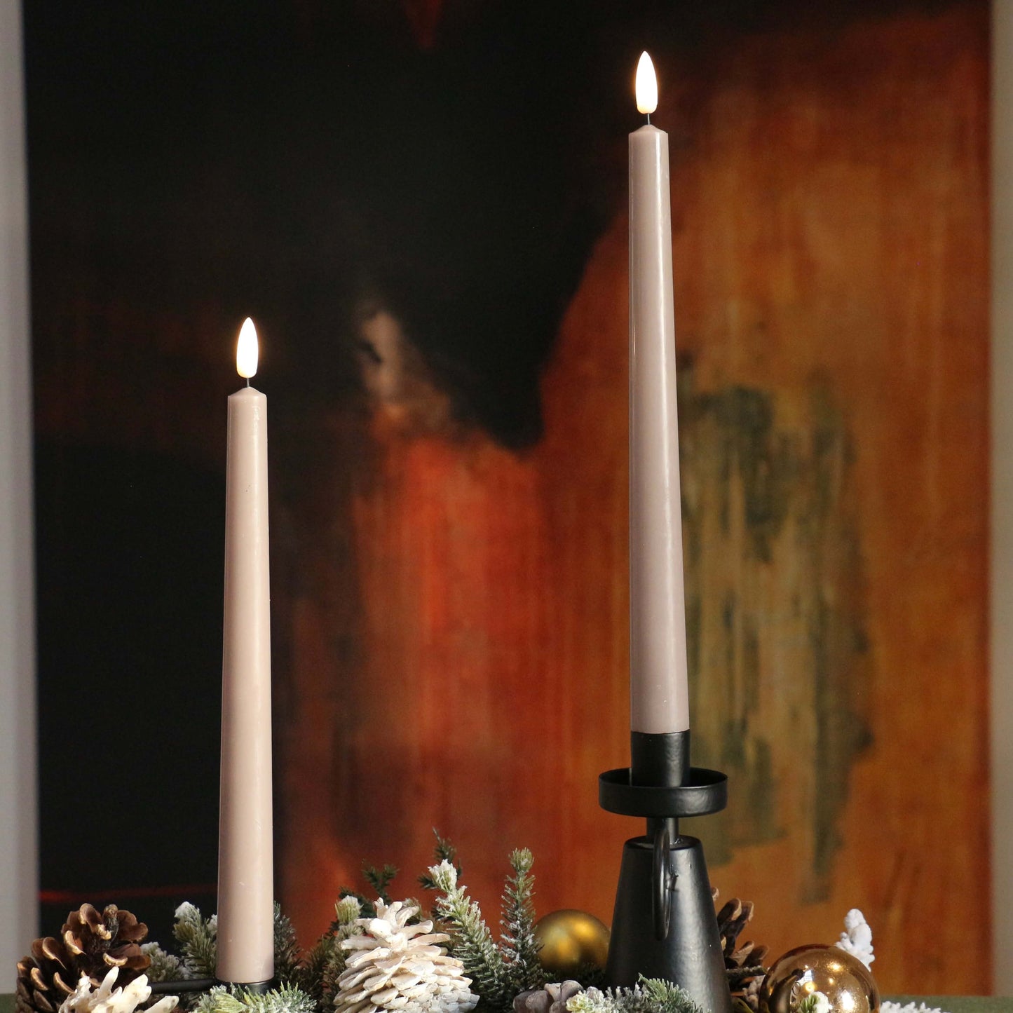 LED Stagelys Sand 24 cm - 2 stk