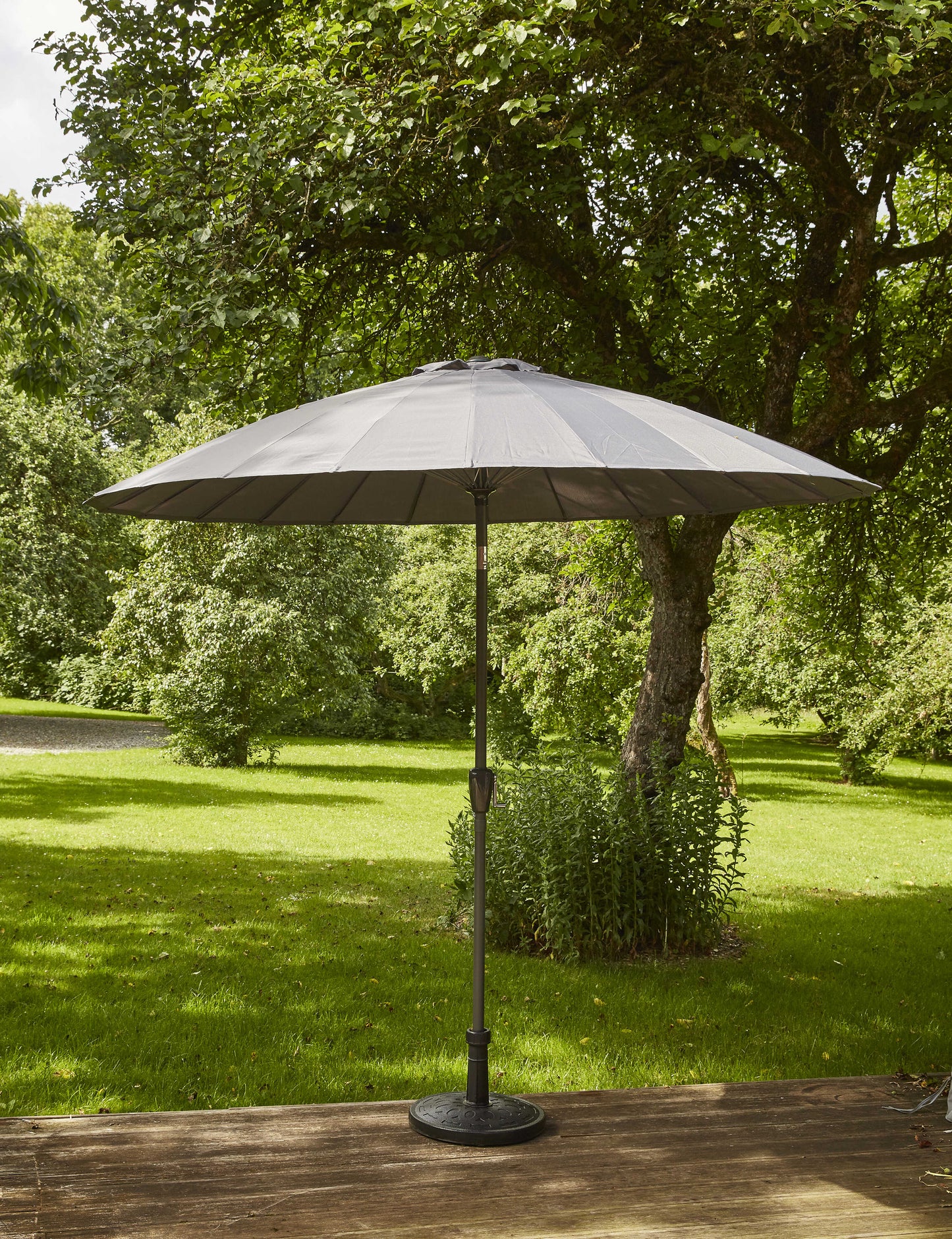 Shanghai Parasol Ø2,7 Meter m/ Tilt, Grå nr. 301