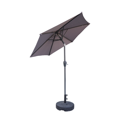 Madrid Parasol Ø2 Meter m/ Tilt, Grå nr. 120