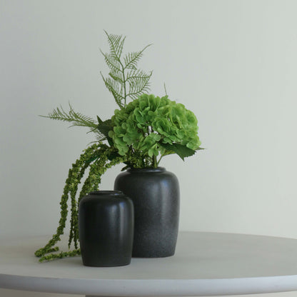 Mellem Vase Grå - H16 cm