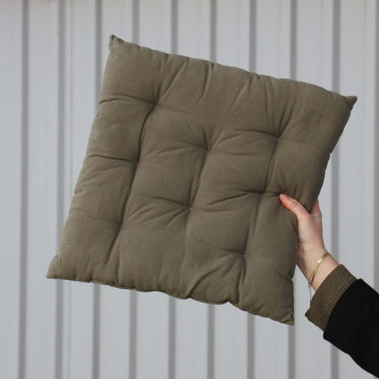 Futon Hynde i Salviegrøn - 40x40 cm