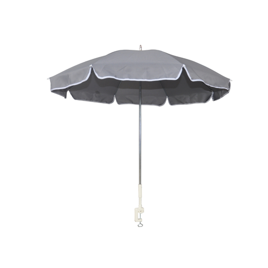 Bordparasol, 116 cm - Grå