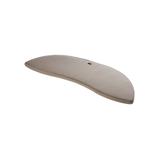 Bananbænkshynde i Cappuccino - 145 cm (3 personer)