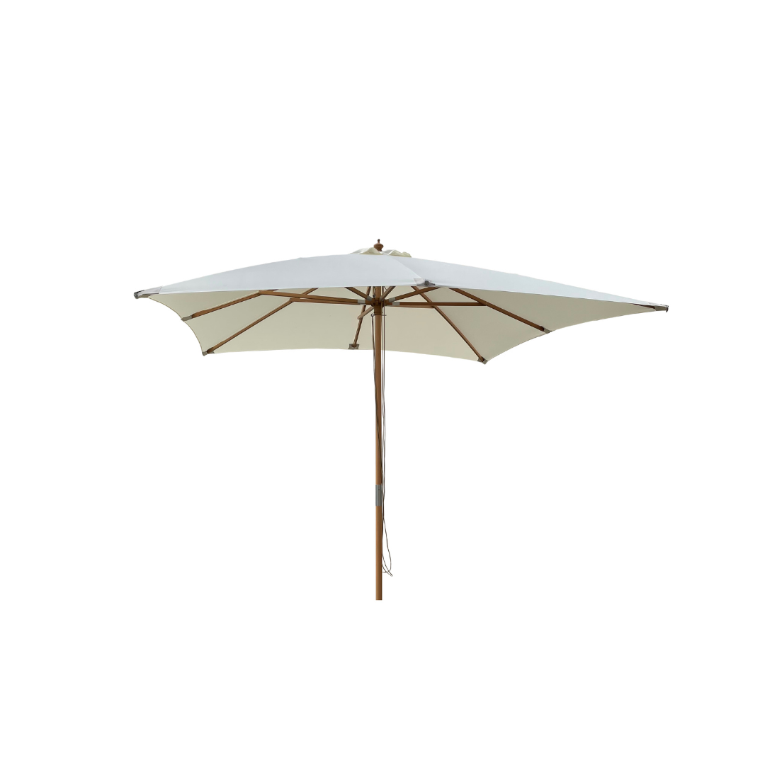 Nice Parasol i Bøg, 2-delt 3x3 Meter - Natur nr. 1