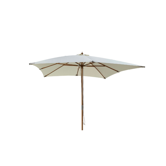 Nice Parasol i Bøg, 2-delt 3x3 Meter - Natur nr. 1