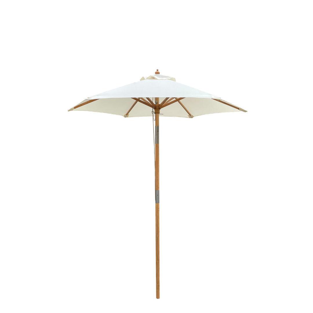 Venedig Parasol i Bambus, 2-delt Ø1,8 Meter - Natur nr. 81