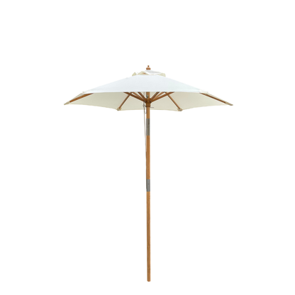 Venedig Parasol i Bambus, 2-delt Ø1,8 Meter - Natur nr. 81