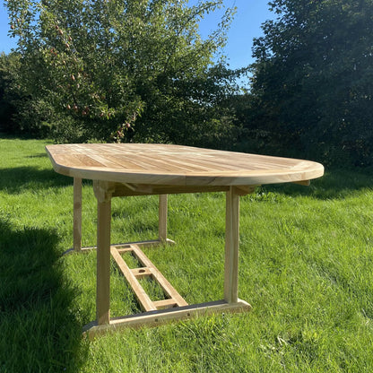 FORUDBESTILLING - Udtræksbord Teak - 100x180/240 cm