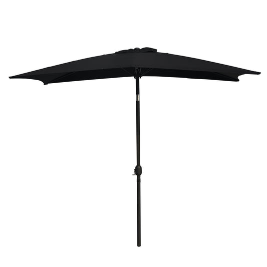 Cordoba Parasol 2x3 Meter m/ Tilt, Sort nr. 57